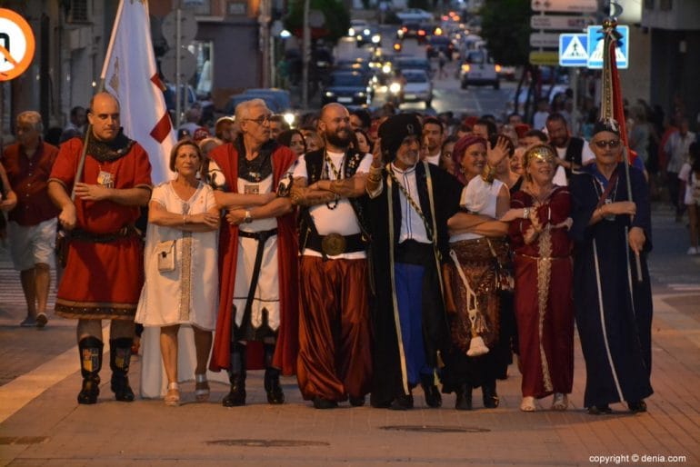Entraeta de la recepción de la capitanía cristiana 2018 - Capitanes y abanderadas