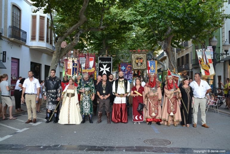 Pregón Moros y Cristianos Dénia 2018 - Desfile hasta el Ayuntamiento