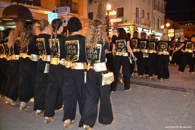 Retreta y disparo final 2018 - Filà Amazigh