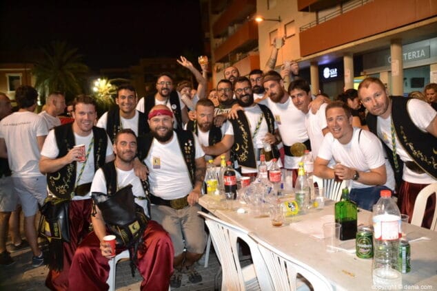 11 cena de acampada moros y cristianos denia 2018 abencerrajes