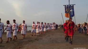 Desembarco Moros y Cristianos Dénia 2018 – Llegada de las tropas cristianas