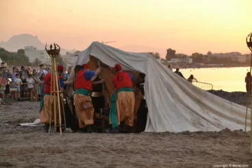 Desembarco Moros y Cristianos Dénia 2018 – Tropas moras
