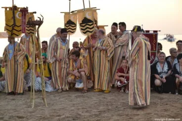 Desembarco Moros y Cristianos Dénia 2018 – Tropas moras