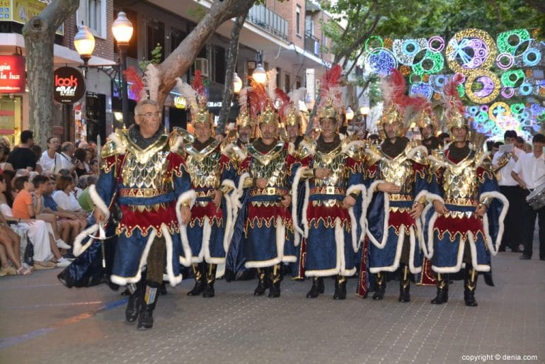 Capitanía cristiana Filà Mozárabes - escuadra de gala