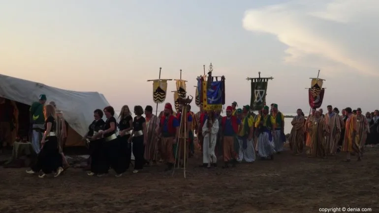 Desembarco Moros y Cristianos Dénia 2018 - Tropas moras