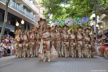 Desfile de gala Moros y Cristianos Dénia 2018 – Filà Almogàvers