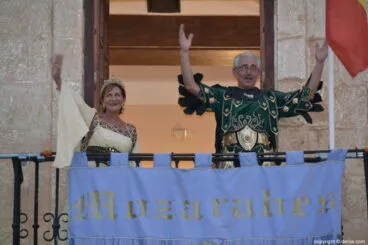 Pregón Moros y Cristianos Dénia 2018 – Saludando desde el balcón