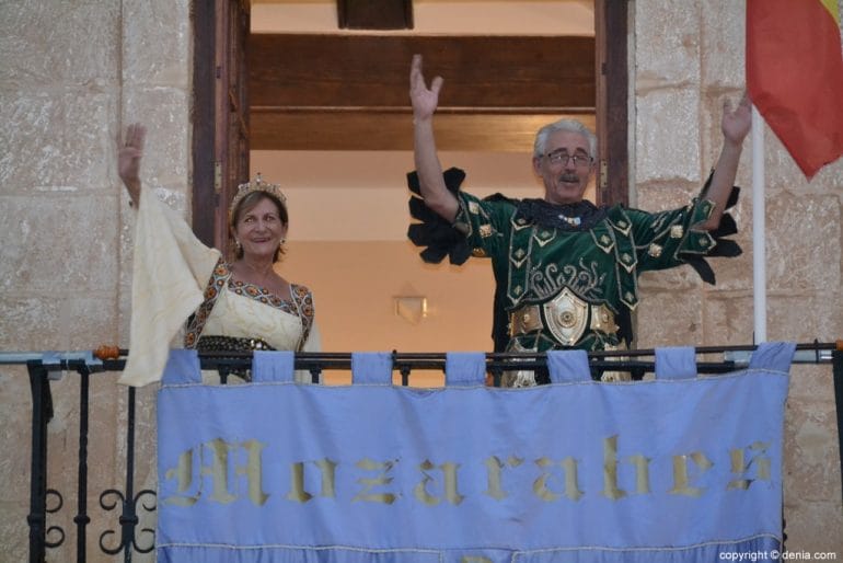 Pregón Moros y Cristianos Dénia 2018 - Saludando desde el balcón
