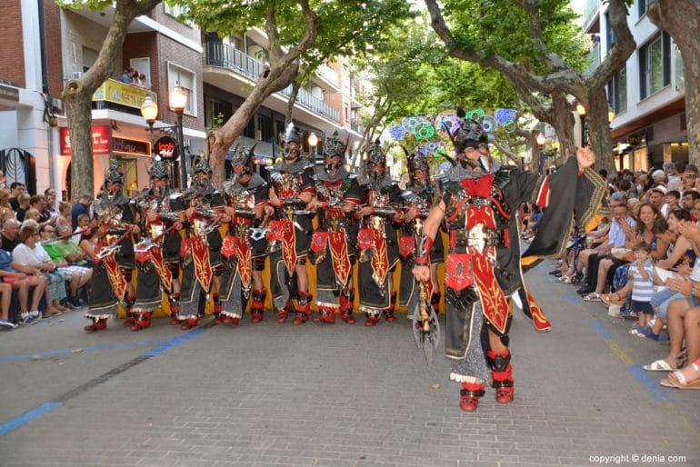 Desfile de gala Moros y Cristianos Dénia 2018 - Filà Deniers