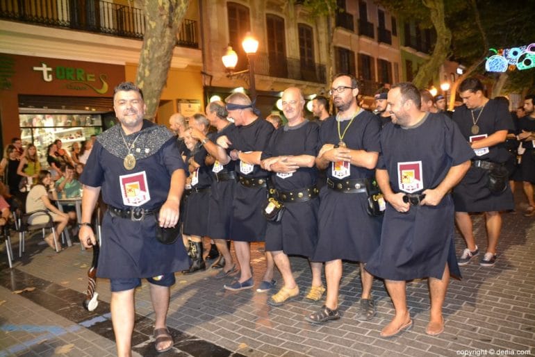 Entraeta de la recepción de la capitanía cristiana 2018 - Filà Cavallers