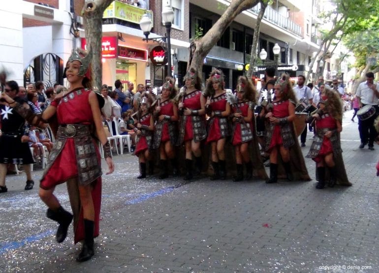 Desfile infantil Dénia 2018 - Filà Hospitalaris