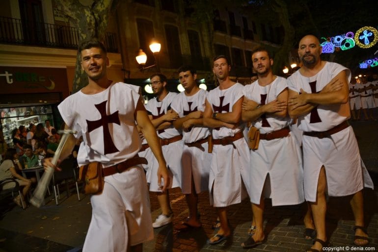 Entraeta de la recepción de la capitanía cristiana 2018 - Filà Templaris