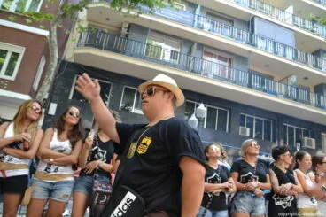 Concurso de paellas Sant Roc 2018 – Desfilando