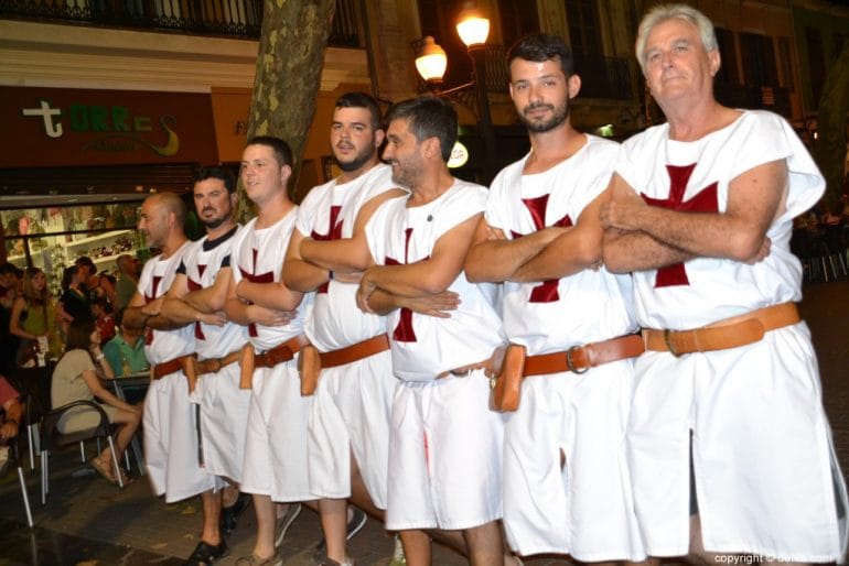 Entraeta de la recepción de la capitanía cristiana 2018 - Filà Templaris