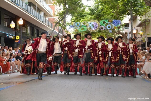 51 desfile de gala moros y cristianos denia 2018 fila marins corsaris