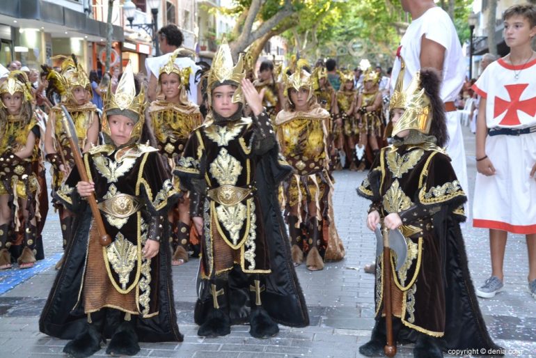 Desfile infantil Dénia 2018 - Filà Templaris