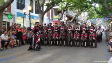 Desfile de gala Moros y Cristianos Dénia 2018 – Filà Hospitalaris