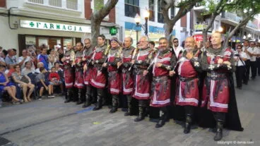 Desfile de gala Moros y Cristianos Dénia 2018 – Filà Cavallers