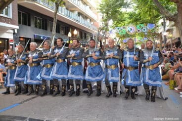 Desfile de gala Moros y Cristianos Dénia 2018 – Filà Templaris