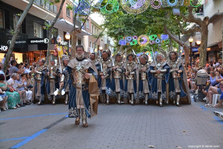 Desfile de gala Moros y Cristianos Dénia 2018 - Filà Templaris