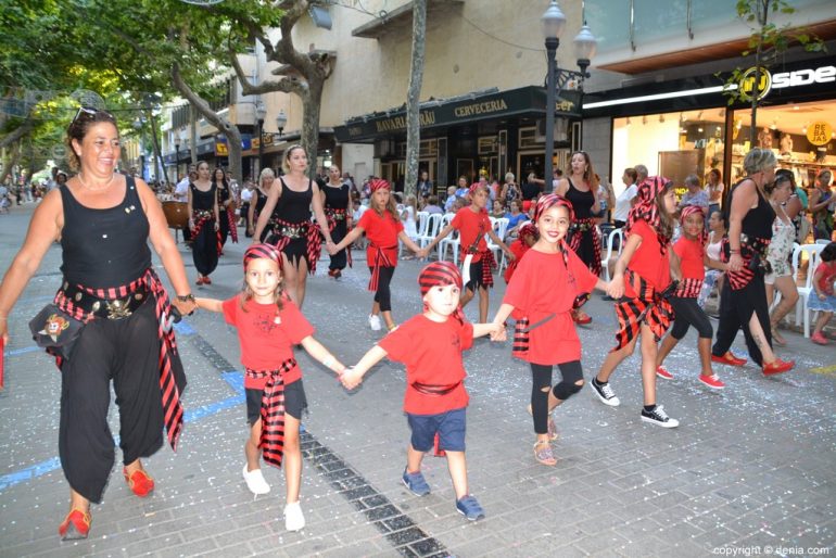 Desfile infantil Dénia 2018 - Filà Piratas Berbersicas