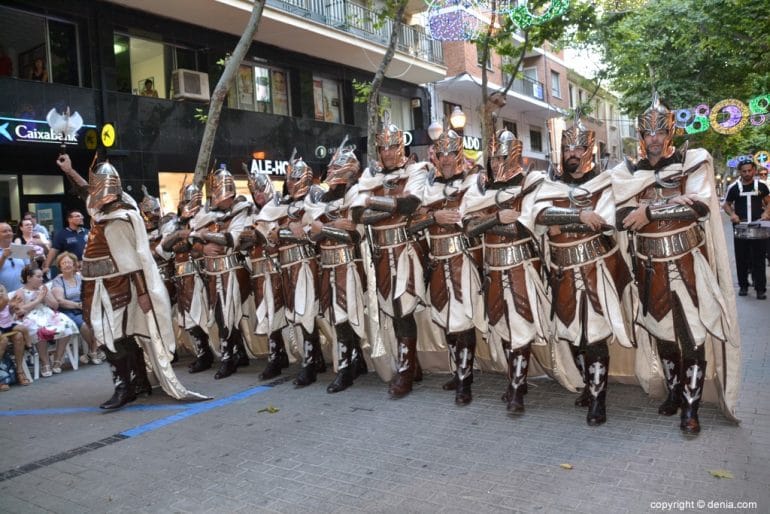 Desfile de gala Moros y Cristianos Dénia 2018 - Filà Templaris