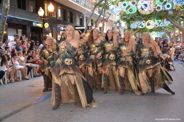 63 desfile de gala moros y cristianos denia 2018 fila piratas berberiscas