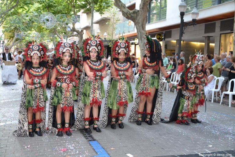 Desfile infantil Dénia 2018 - Filà Abencerrajes