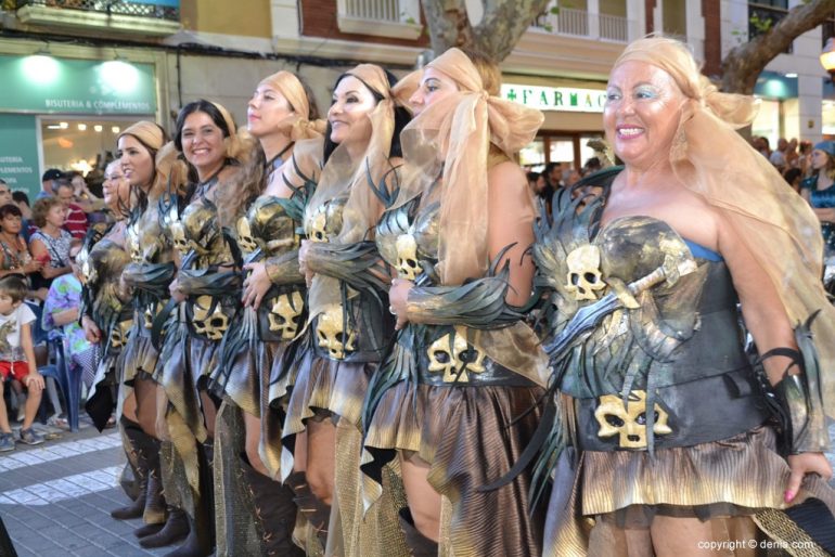 Desfile de gala Moros y Cristianos Dénia 2018 - Filà Piratas Berberiscas