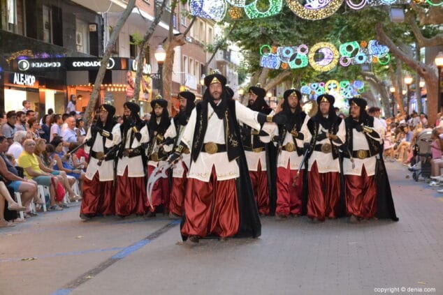 67 desfile de gala moros y cristianos denia 2018 fila abencerrajes
