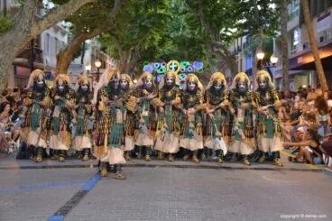 Desfile de gala Moros y Cristianos Dénia 2018 – Filà Almorávides