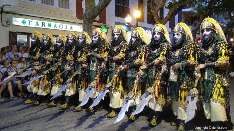 Desfile de gala Moros y Cristianos Dénia 2018 - Filà Almorávides