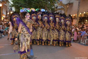 Desfile de gala Moros y Cristianos Dénia 2018 – Filà Alkamar