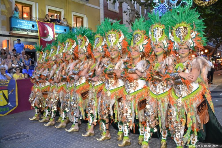 Dénia 2018 Parade de Gala Maures et Chrétiens - Filà Alkamar