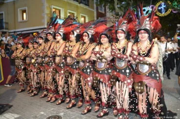 Desfile de gala Moros y Cristianos Dénia 2018 – Filà Amazigh