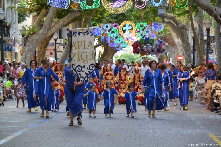 Desfile infantil Dénia 2018 - Filà Amazigh