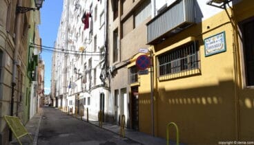 calle fontanella en denia