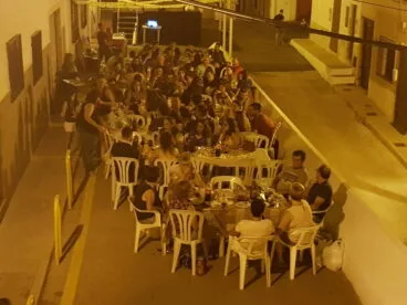 sopar d'estiu de la falla les roques