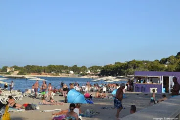 Chiringuitos y hamacas Dénia