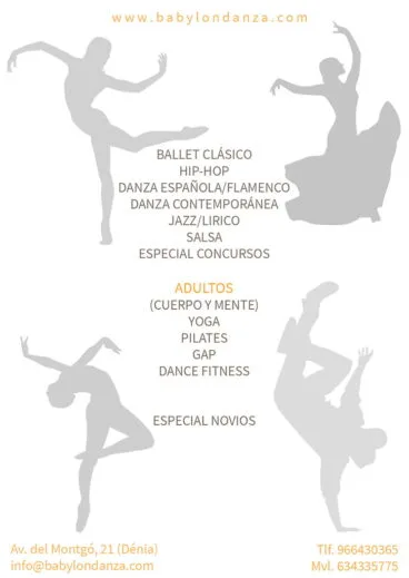Diversas disciplinas Babylon Escuela de Danza