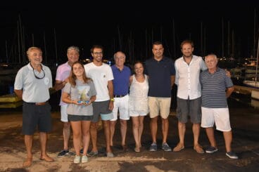 Isabel antoñanzas y Jose Lopez Segundos Regata Peret i Marieta Vela Ligera