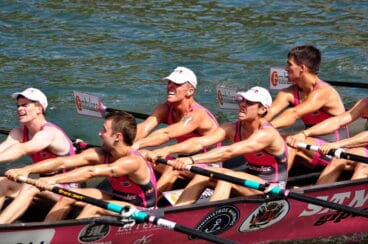 Miguel Pina en pleno esfuerzo