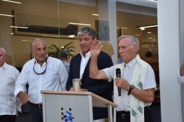 pepe correcher en la inauguracion del edificio del real club nautico