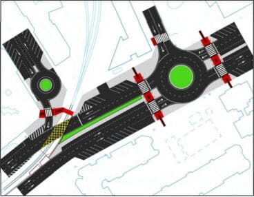 proyecto de la nueva rotonda de joan fuster