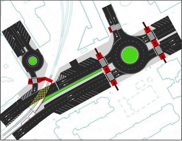 proyecto de la nueva rotonda de joan fuster