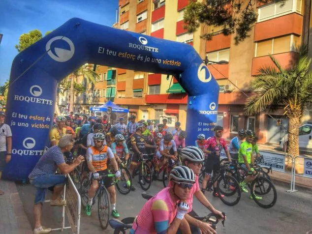 prueba en la que participaron ciclistas del uc montgo