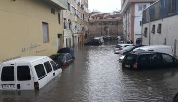 vehiculos atrapados en la zona del grupo san andres