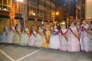 Invitados a la presentación de la fallera mayor de Dénia 2019 – Neus Suárez y su corte de honor