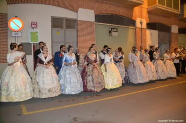 Invitados a la presentación de la fallera mayor de Dénia 2019 – cargos de las fallas de Dénia