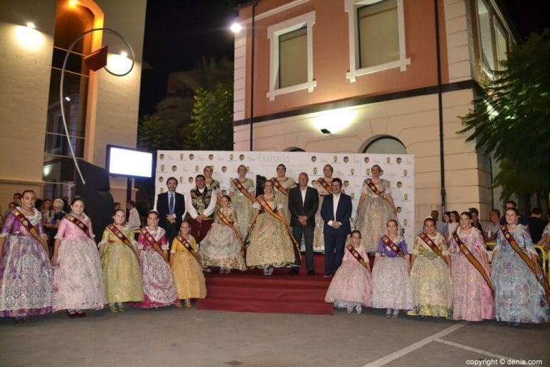Invitados a la presentación de la fallera mayor de Dénia 2019 - Corte de honor infantil